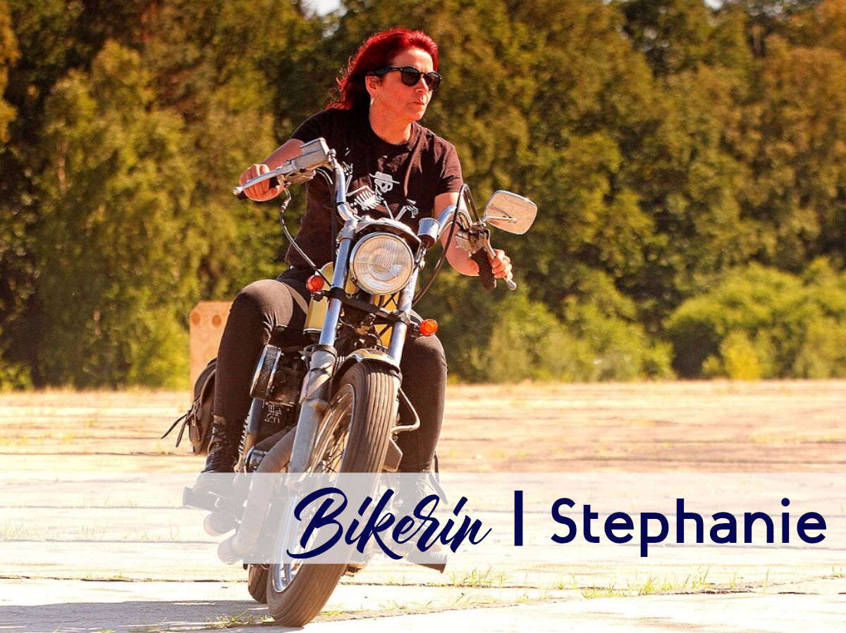 Bikerin Portrait Stephanie