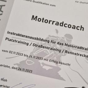 Jetzt bin ich Motorrad Coach